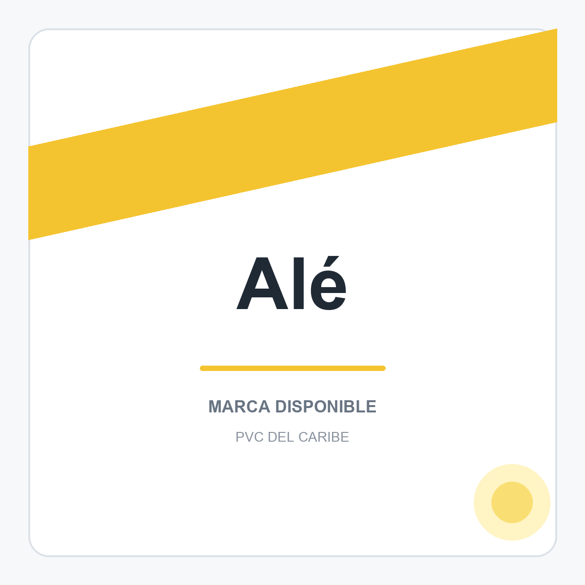 Colección de productos Alé en PVC del Caribe