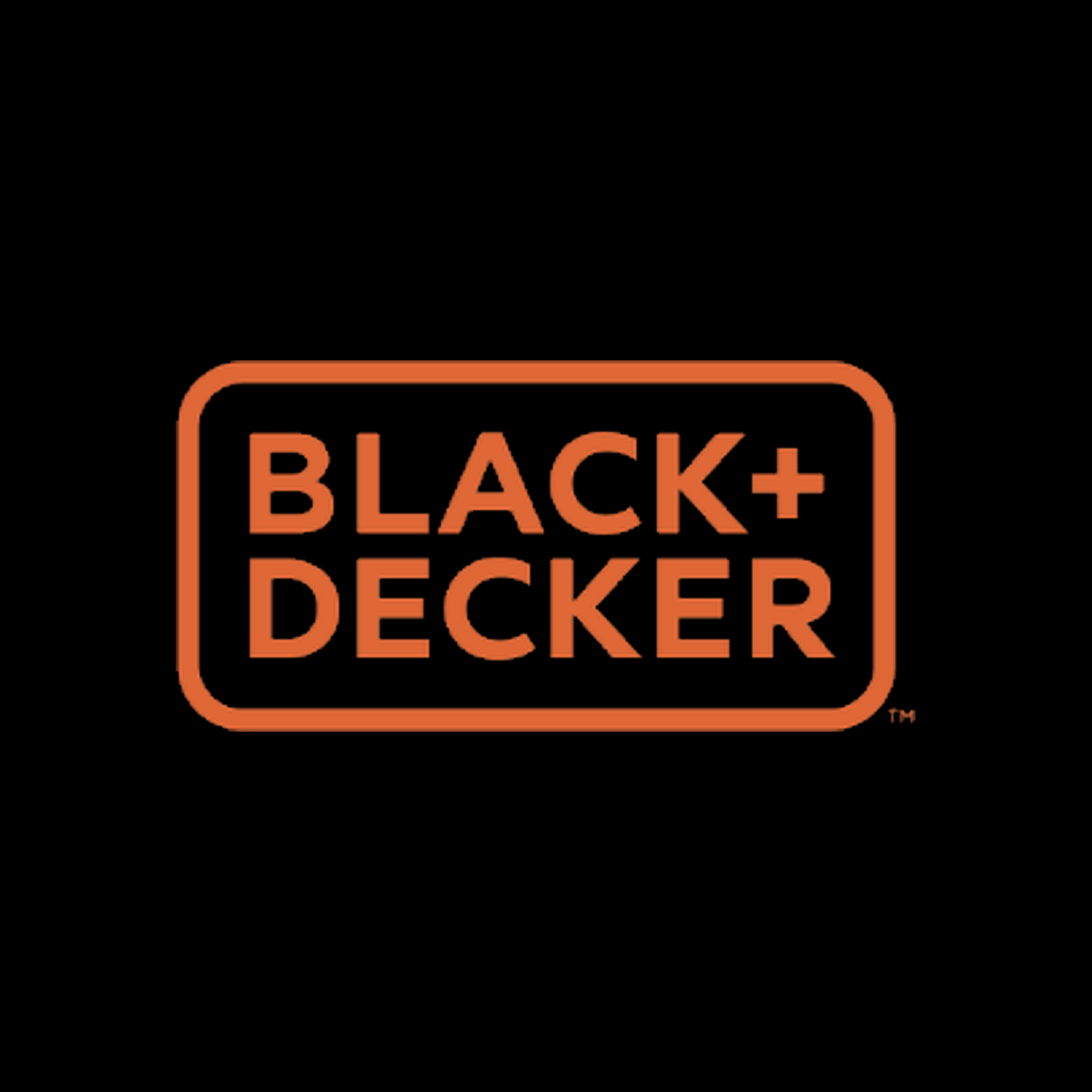 Logo oficial BLACK+DECKER sobre color principal