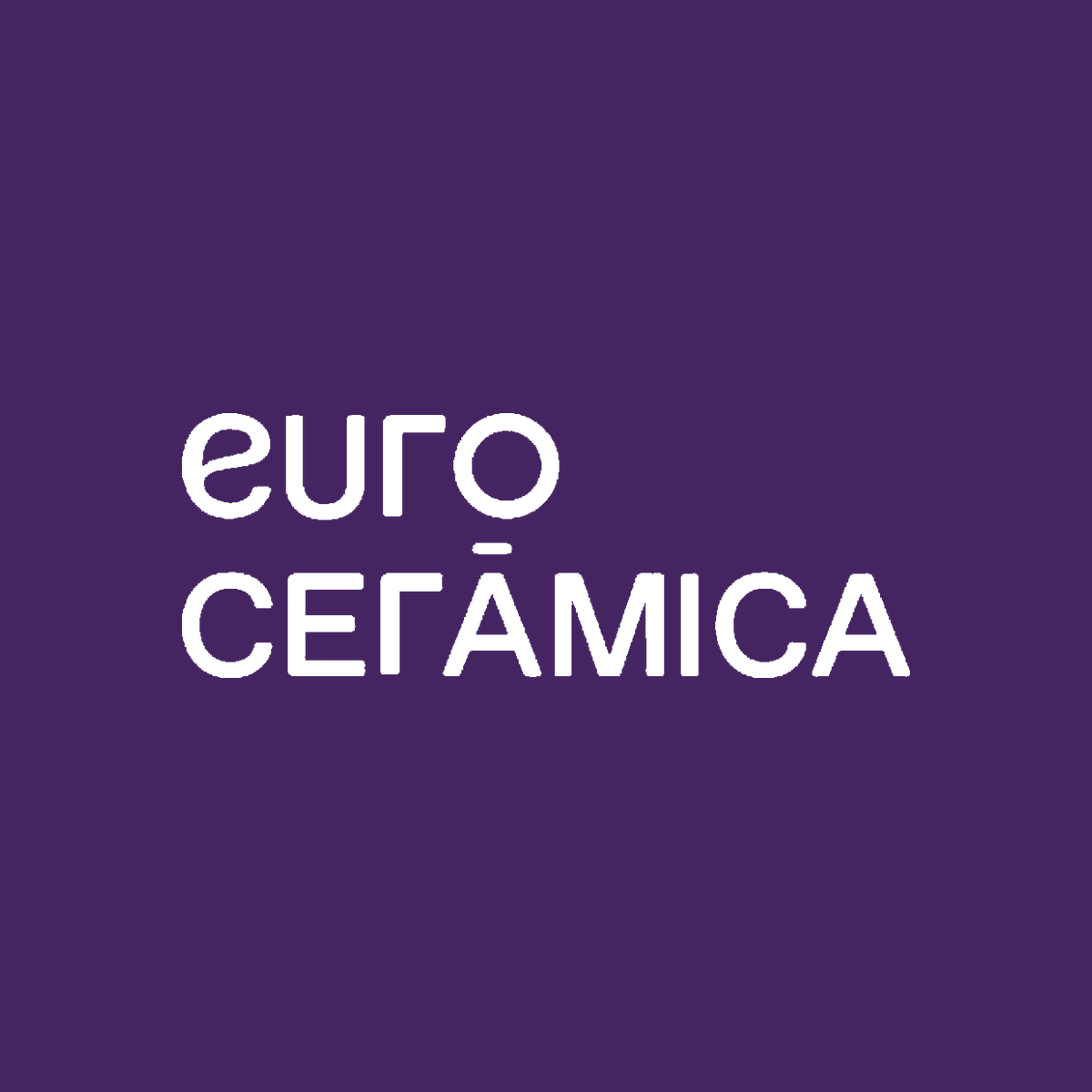 Logo oficial Eurocerámica sobre color principal