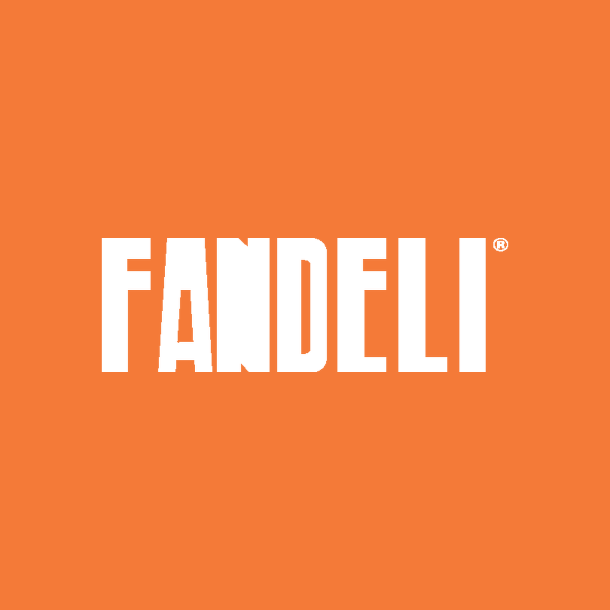 Logo oficial Fandeli sobre color principal