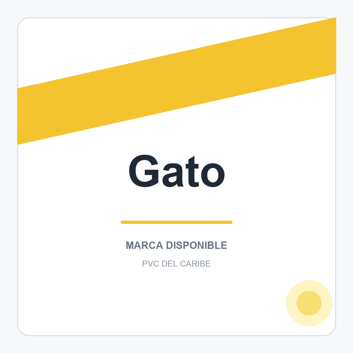 Colección de productos Gato en PVC del Caribe