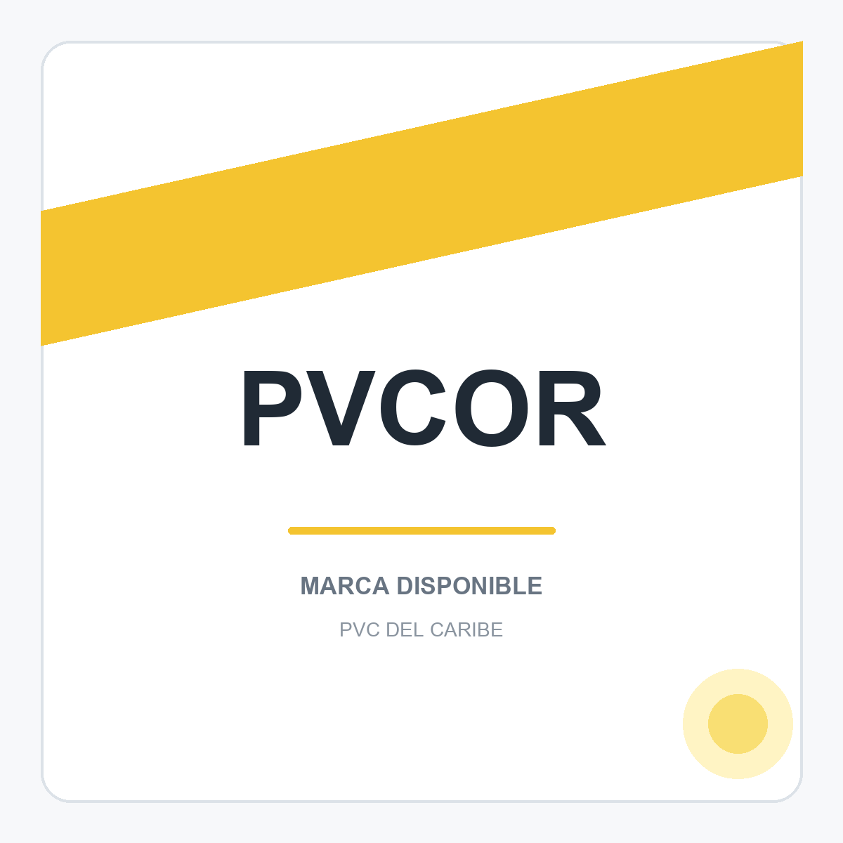 Colección de productos PVCOR en PVC del Caribe