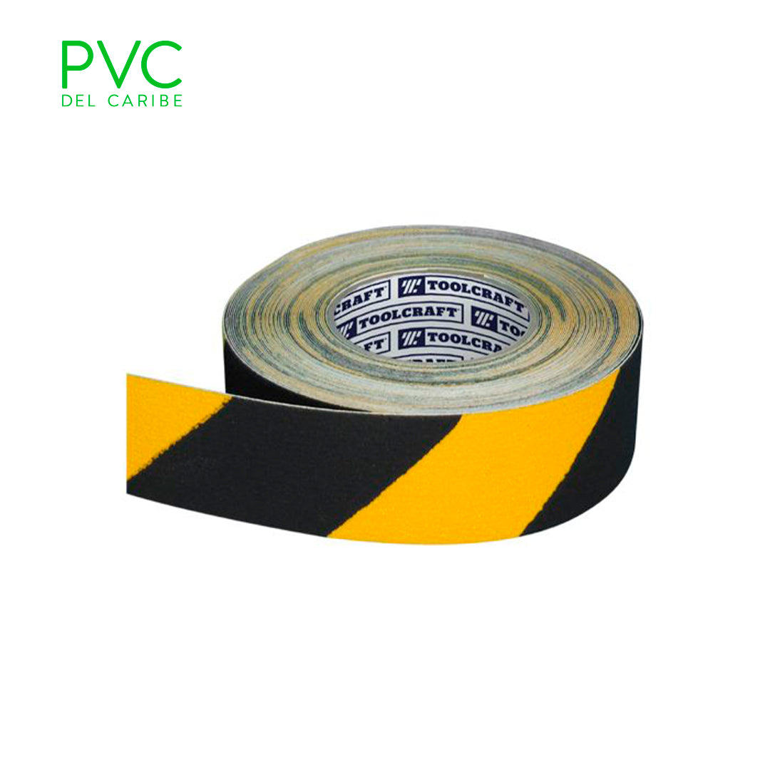 CINTA ANTIDESLIZANTE AMAR/NEGR 2X 5MT