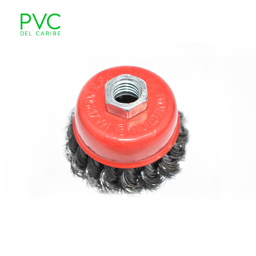 GRATA COPA TRENZADA 3" X 5/8 VHARBOR