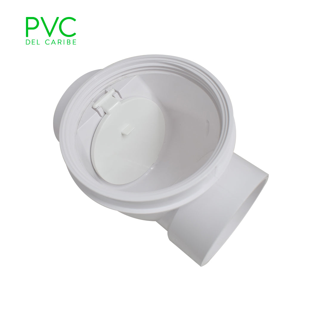 Válvulas antirretorno de PVC acabado color teja 