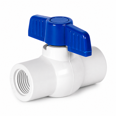 VALVULA BOLA PVC ROSCA