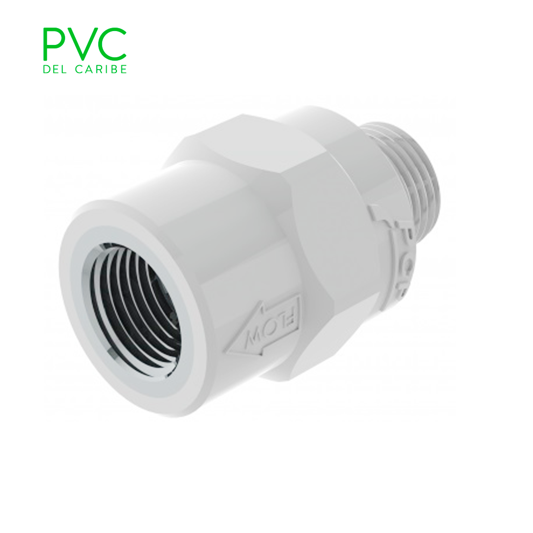 CHEQUE ANTI-RETORNO PVC INSERTO MET 1/2