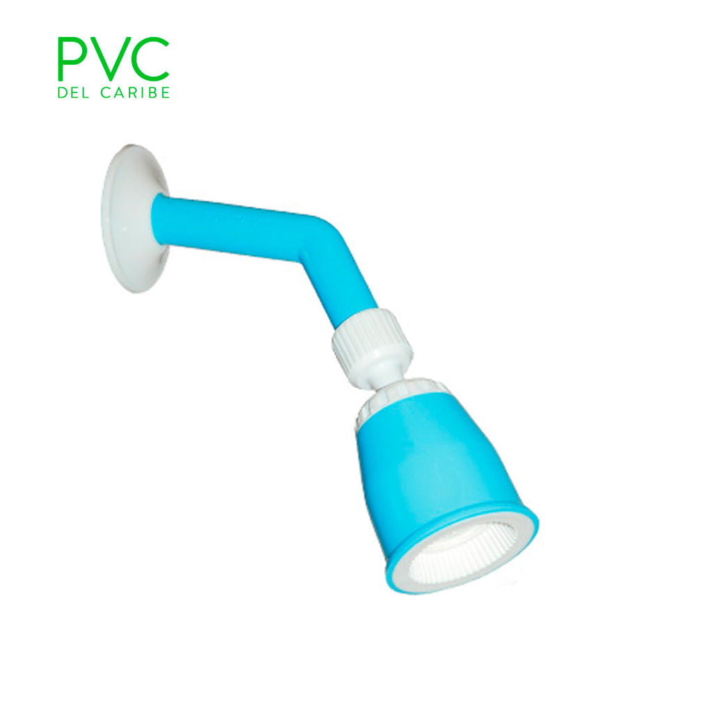 DUCHA TELEFONO BLANCA PLASTICA FERMETAL — PVC Del Caribe